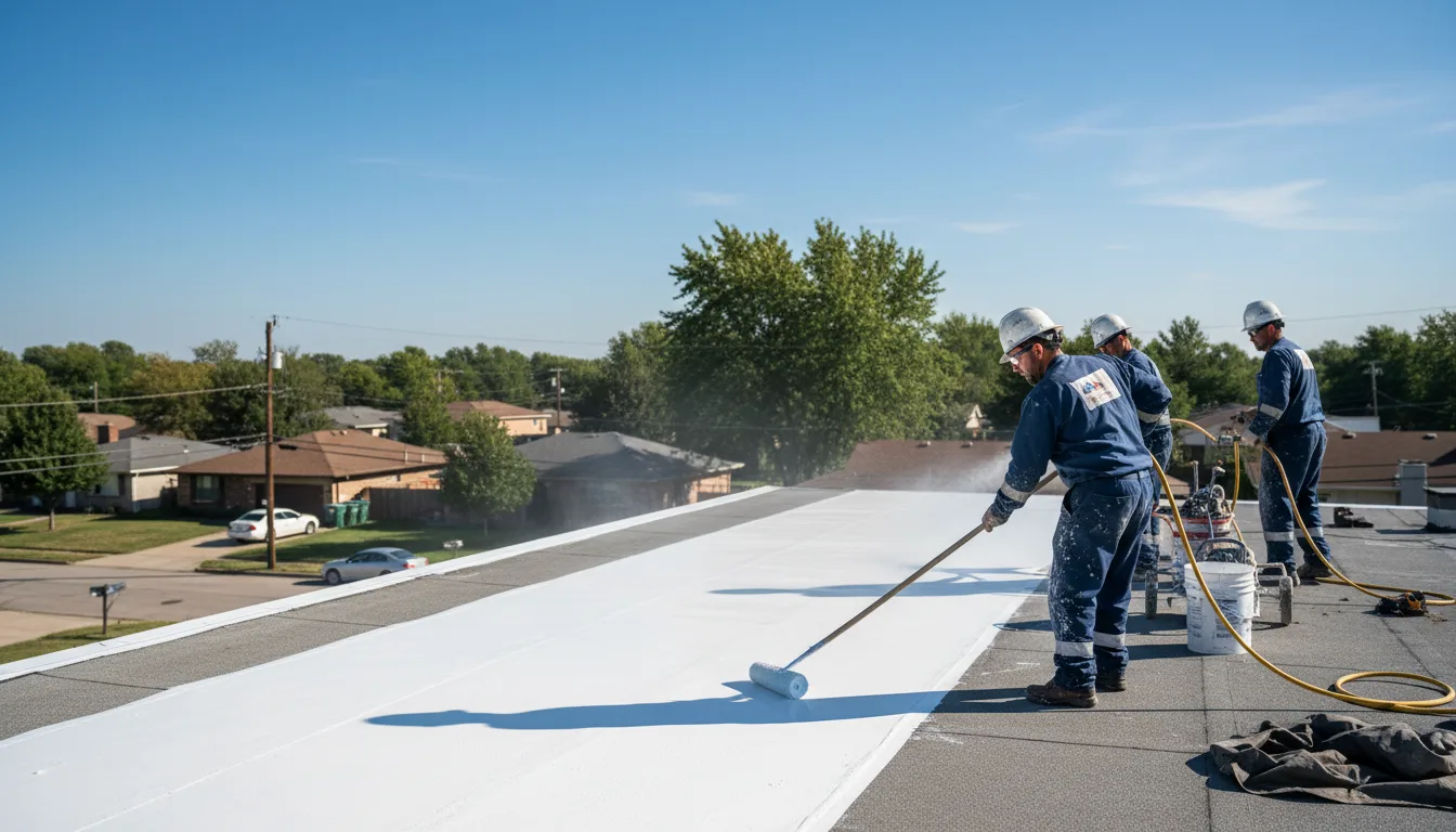 Commercial roof coating in Davenport, WA near me
